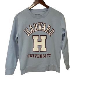 Harvard long sleeve crew neck blue sweatshirt size small
